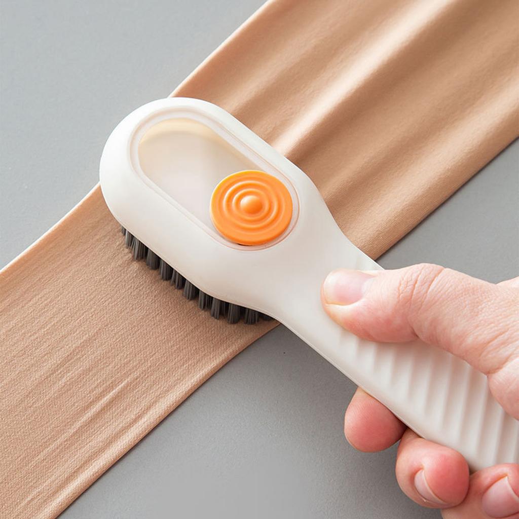 Liquid Shoe Clning Brush Multifunctional   Handle Soft   Laundry Scrub Brush Automatic Liquid Adding Brush for Bathroom