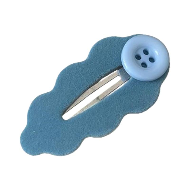 

Soft Flocking Materials Barrette Cloud Shape Hair Accessories Nonslip Hairpin For Women Girls Gift For Birthdays