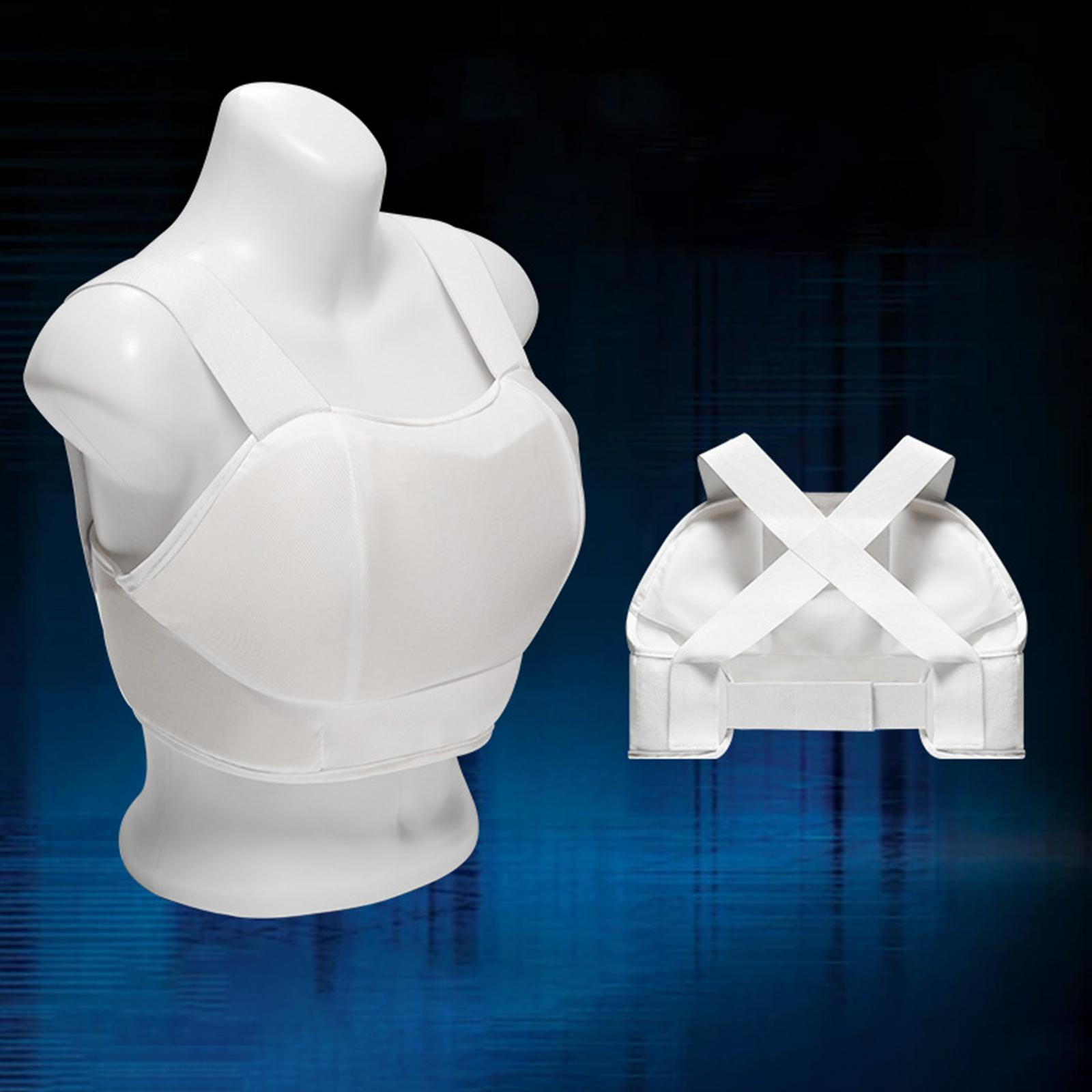 

Каратэ Грудь Защитный жилет для женщин Женский Защитный Грудь Дышащий Аксессуар XS