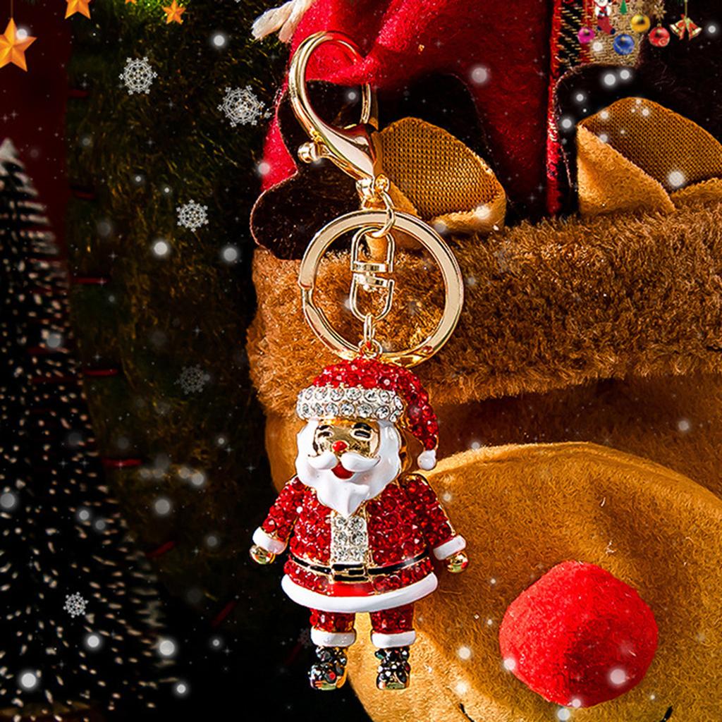 1pc Santa Claus Key Chain Holiday Souvenir Gifts Wholesale