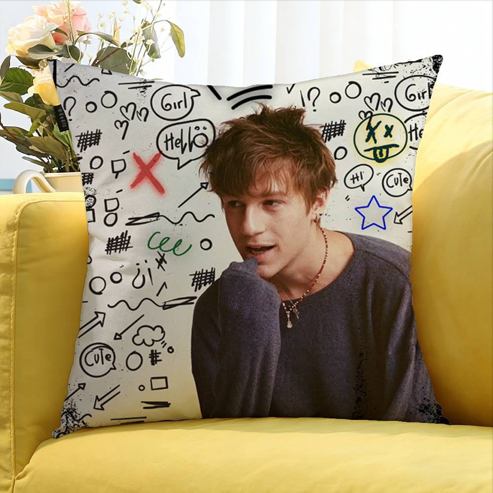 Singer Malcom Todd Various Sizes Square Pillow Case For Car Home Bedchamber Decor