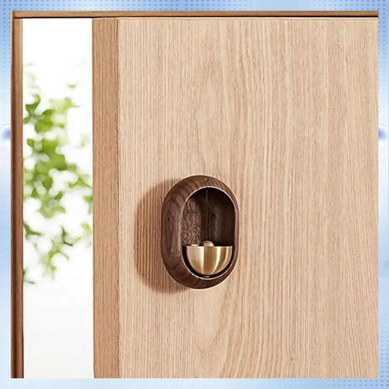 Dopamine Japanese Wooden Entrance Door Bell Decorative Wireless Bird Wind Chime Home Decor Home Opening Hanging