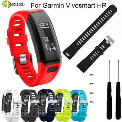 For Garmin Vivosmart HR Replacement Soft Silicone Bracelet Sport Strap WristBand Accessory Smart Watches Band Sport Hot