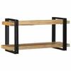 VidaXL Wall Shelf 90x33x45 Cm Solid Raw Mango Wood, Floating Shelf, Wall Display Shelf, CD Shelf, 4017485