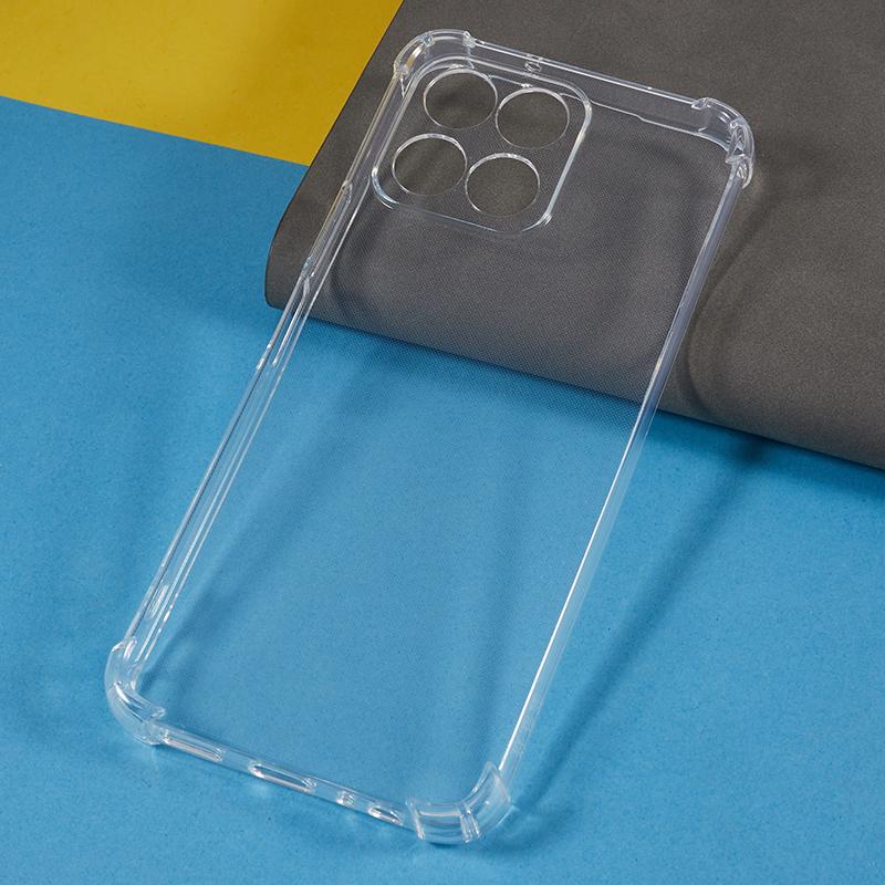 For Honor X6c 4G Phone Case Reinforced Four Corner Anti-Drop Clear TPU Cover