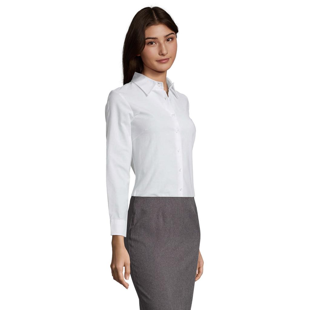 Womens/Ladies Embassy 130 Oxford Long-Sleeved Shirt