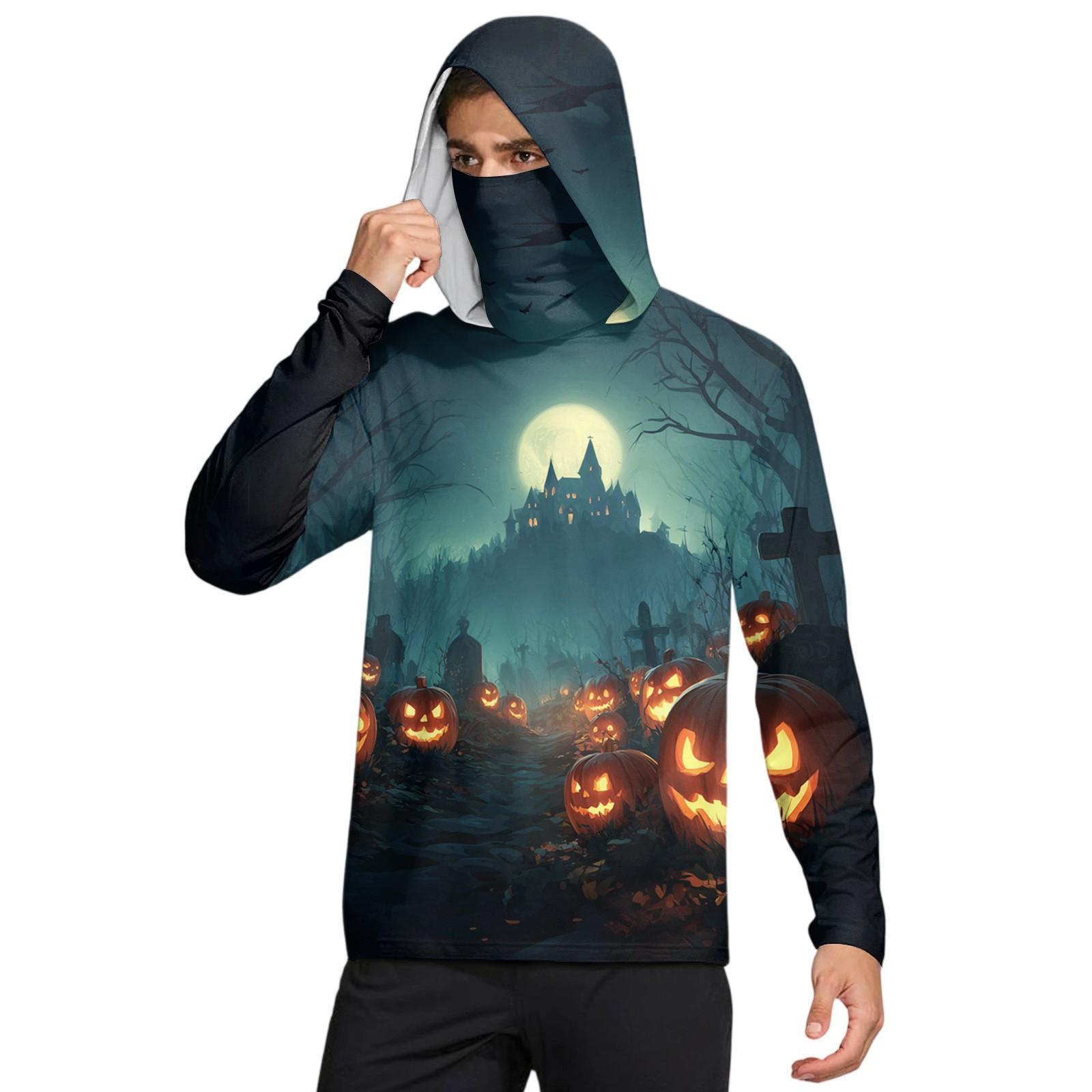 

Men s UPF50+ Sun-protective Shirt, Quick-drying Long-sleeved Shirt, Running Exercise Fishing Shirt XL