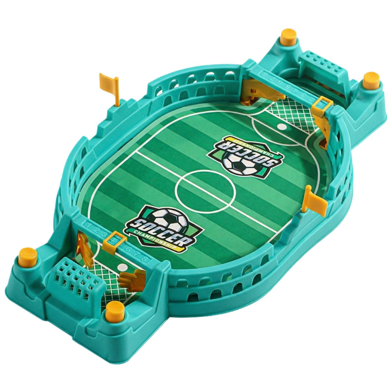 Children s Two Player Soccer Tabletop Game, Parent Child Interactive Board Game Toy синий