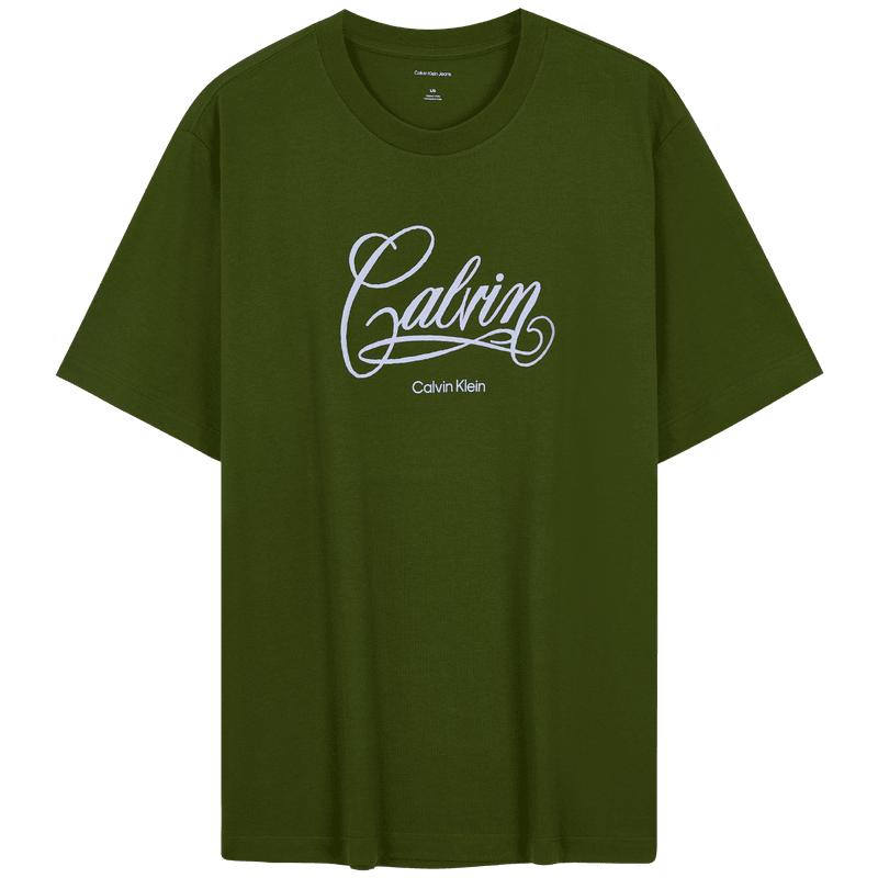 Calvin Klein Jeans Men s Script Logo Cotton T-Shirt M