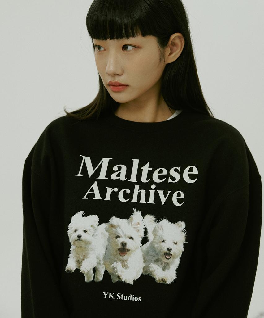 WAIKEI Maltese Archive Sweatshirt Black