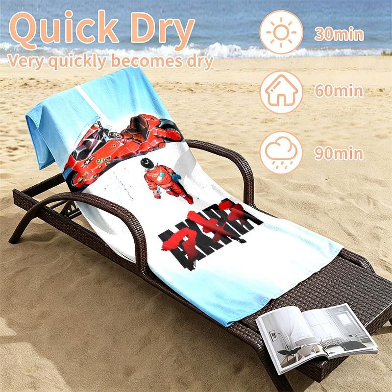 Akira Beach towels also serve as bath towels summer essential a musthave for the outdoors the beach and the pool