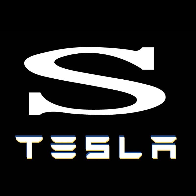 

Car Sticker 2025 Hot 2pcs for Tesla Model S 3 X Y Led The latest upgrade Non-fade Car Door Welcome Light logo Projector Laser la