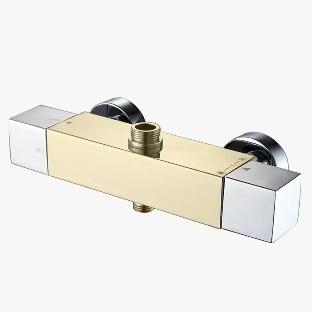 Parts Shower Thermostat Thermostatic Mixer Taps Accessories Bathroom Chrome Deck Mounted Valve Bar Replacement