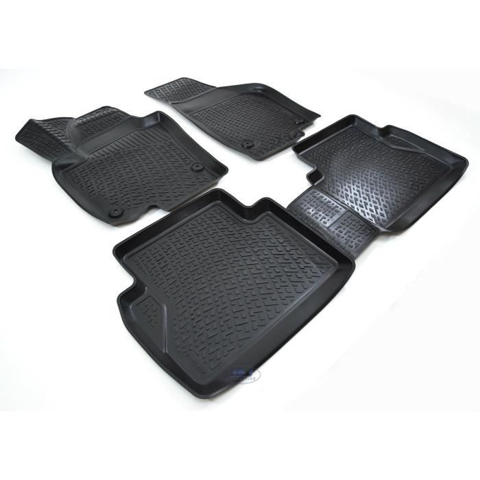 | TAPIS DE SOL EN CAOUTCHOUC 3D EXCLUSIVE COMPATIBLE AVEC SHARAN 2010-prés