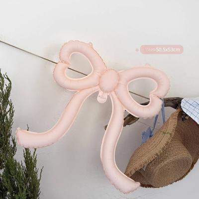 4PC Colorful Cut-Out Bows Balloons Large Pink Bow Party Decorations for Baby Shower Bridal Engagement Wedding Decorat Balloons