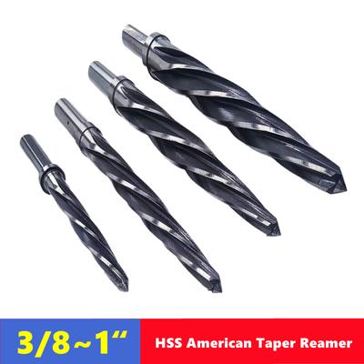 HSS Amerykański spiralny frez poszerzający stożkowy 3/8 7/16 1/2 9/16 5/8 3/4 7/8 1 cal, poszerzacz samochodowy do powiększania otworów i usuwania zadziorów