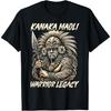 Kanaka Maoli Warrior Native Hawaiian Islands Hawaii Flag T-Shirt(12)