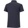 Mizuno Training Wear Polo Short Deep Size M Shirt, Button-Down, Sleeve, Moisture-Wicking, Quick-Drying, Navy/Neolime,
