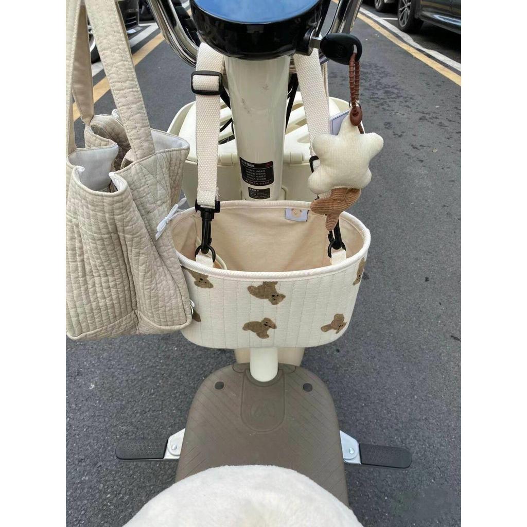 Elegant Waterproof Front Basket for Electric Bikes - Sleek, Portable, and Dynamic Storage Solution for Aima Bikes