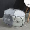 Oxford Cloth Dirty Clothes Storage Basket Large Capacity Foldable Toy Storage Basket Saving Space with Handle Laundry Basket
