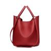 Genuine Leather Women's Bag Large Capacity Bucket Bag Tote Bag Single-shoulder Crossbody Bag High-end Handbag