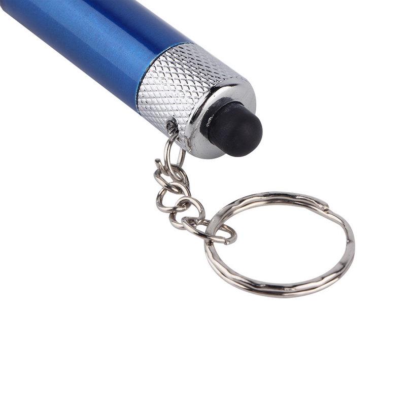 ACEHE Portable 5 LED Mini Flashlight Light Torch Aluminum Keychain KeyRing Chain SBH