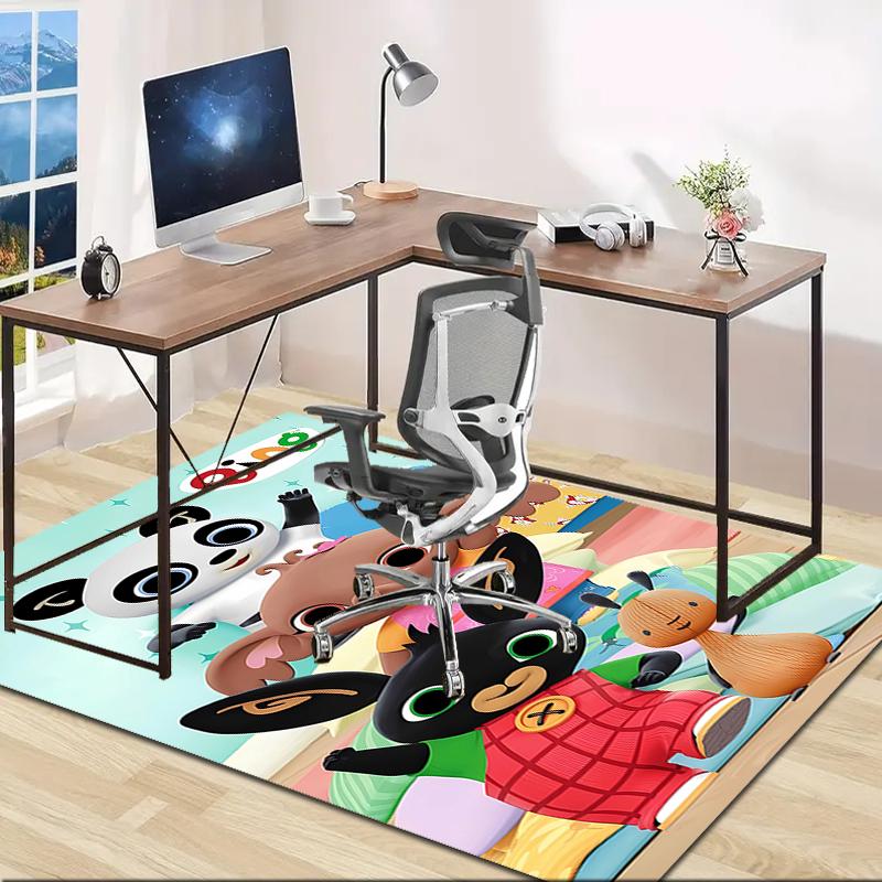 1pc Bing Bunny2 Design Area Rug - Non-Slip, Soft & Cozy Floor Mat for Living Room, Bedroom, Office - Indoor/Outdoor Decorative Carpet