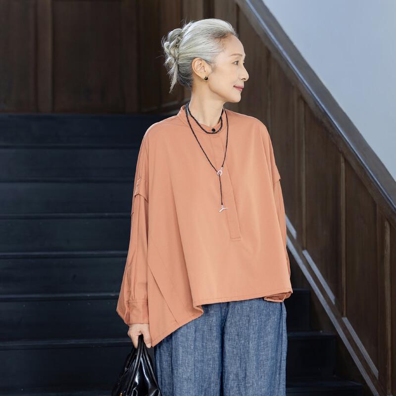 Damen Frühherbst Fledermausärmel Langarmshirt