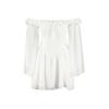Waist Opening/Skater Lined Flared Chiffon Bridal Dress