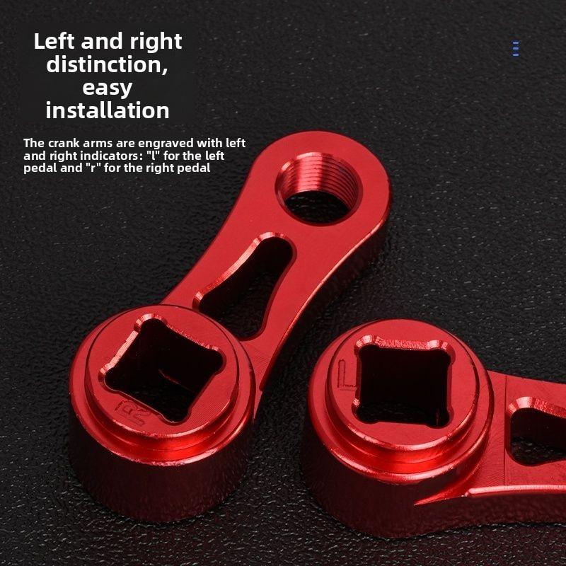Electric Bicycle CNC Model Detachable Pedals, Made of Aluminum, Universal Accessory for Motorcycles and Scooters.