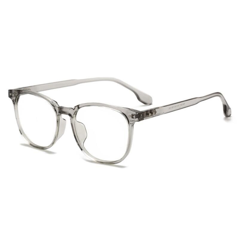 

Transparent Gray TR90 Computer Optical Glasses EyeglassFrame Anti Blue Rays Oval Short-sight Eyeglasses Prescription 0 -0.5 -0.75 To -6 W76967WW-0