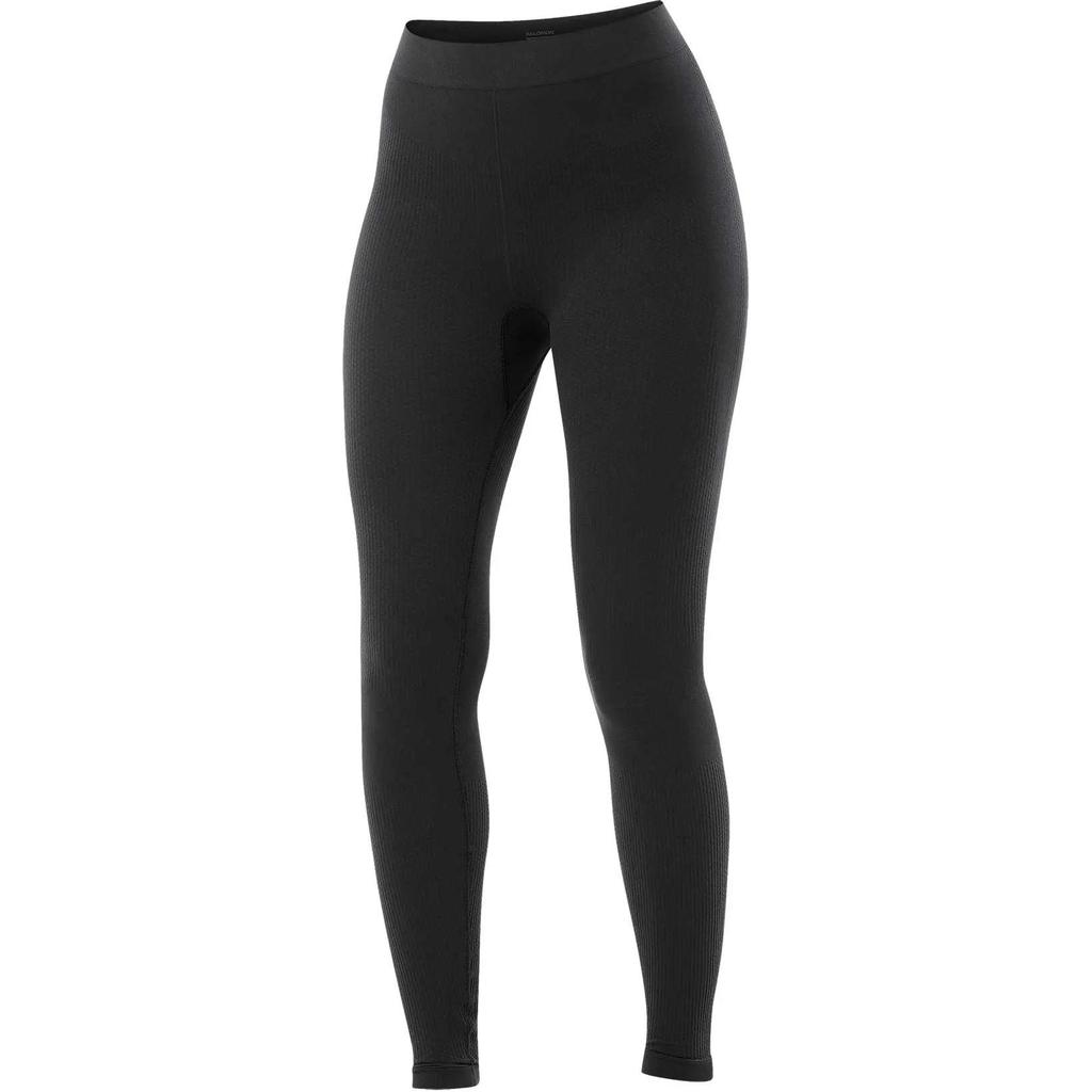 Salomon Solid Color Slim Fit Leggings Women bottoms Black LC2123300