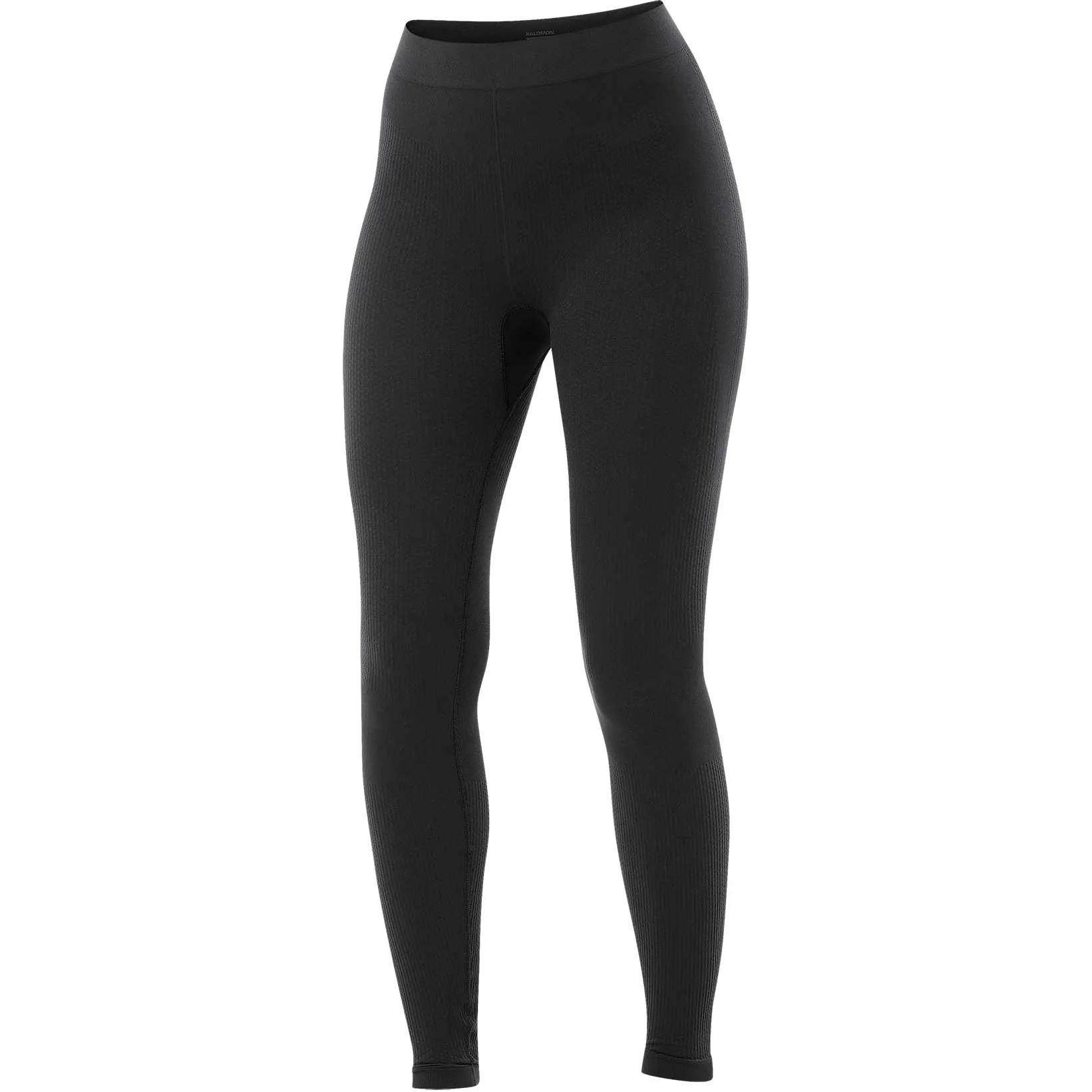 Salomon Solid Color Slim Fit Leggings Women bottoms Black LC2123300 M