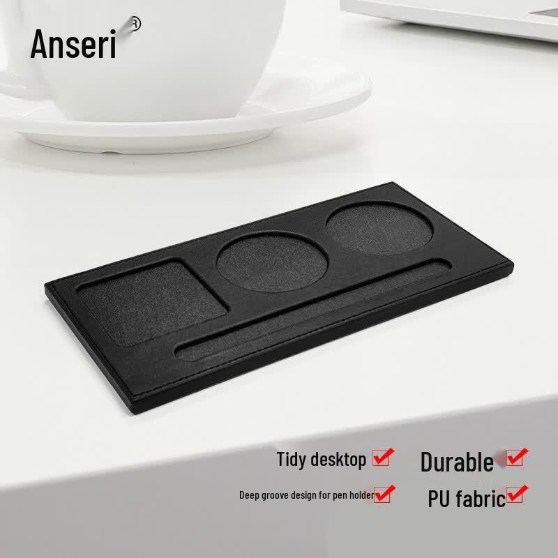ASR Magnetic Leather Clipboard with Pen Slot & Cup Holder