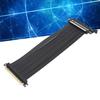 PCIe 4.0 X16 GPU Riser Cable 16X Flexible Cable High Speed Extension Port Adapter 180 Degree   Shielded PCIe Extension Cable