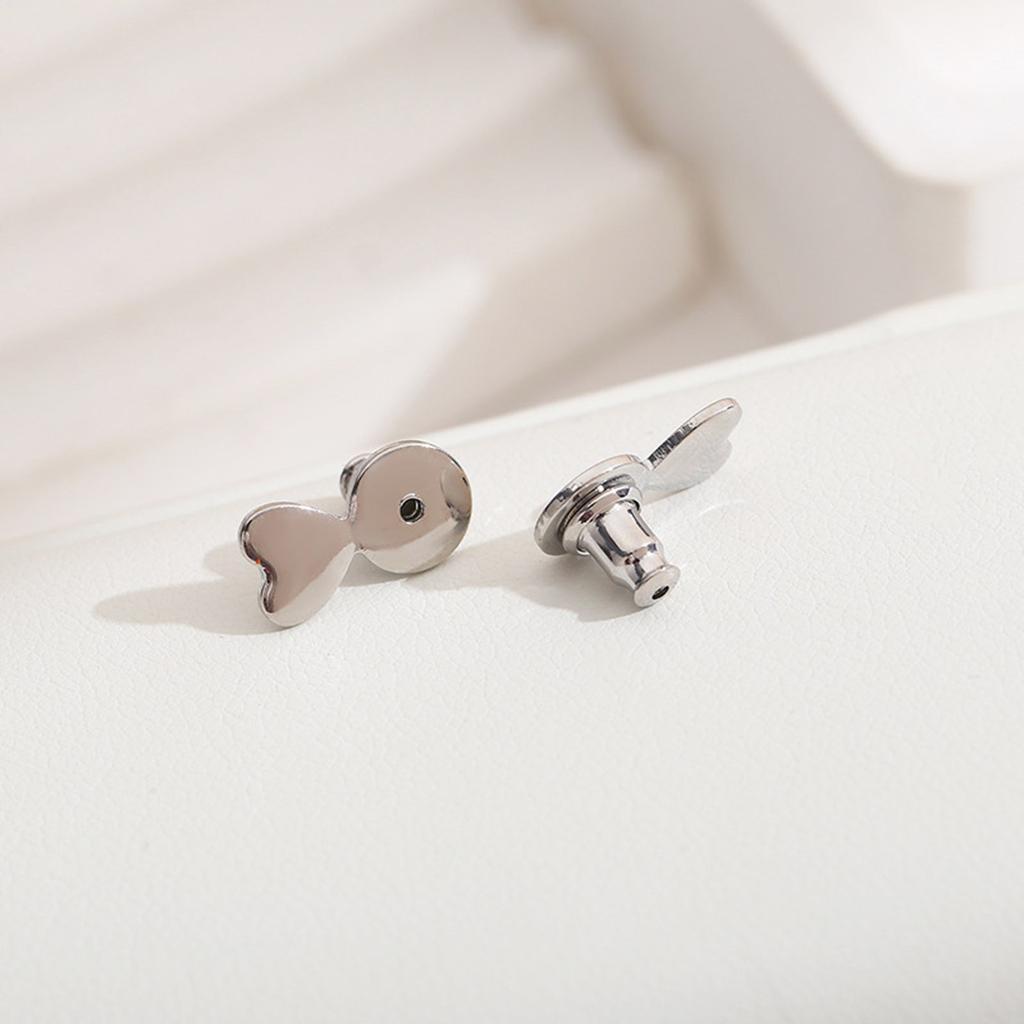 Comfortable Earring Lift Support For Sagging Earlobes Adjustable Silicone Backings Secure Heavy Earrings Hypoallergenic Design