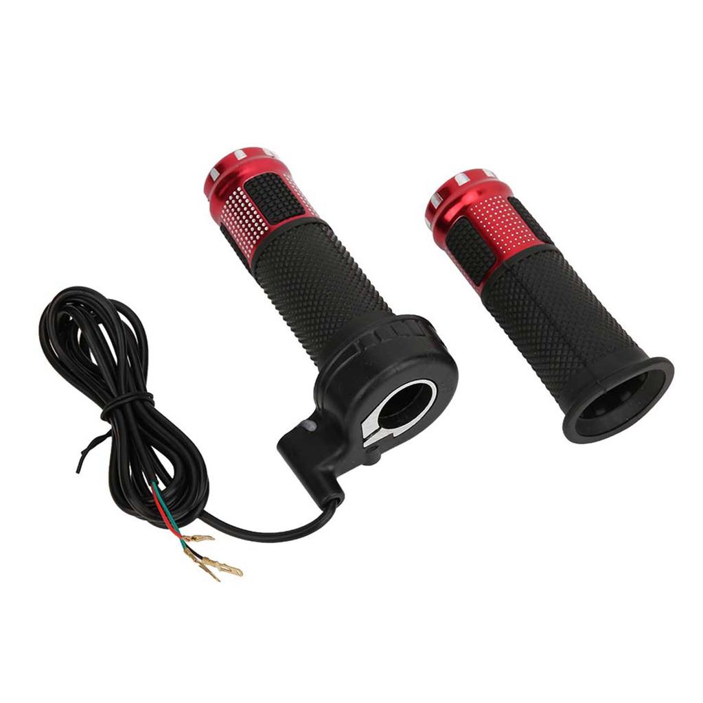 1Pair Universal Throttle Grip Accessory with 1.5m Length Cable for Electric Bike