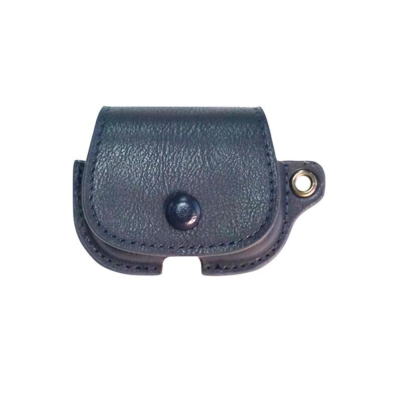 Solid Color Leather Protective Case for AirPods Pro/Pro2, 2nd Gen/3rd Gen Bluetooth