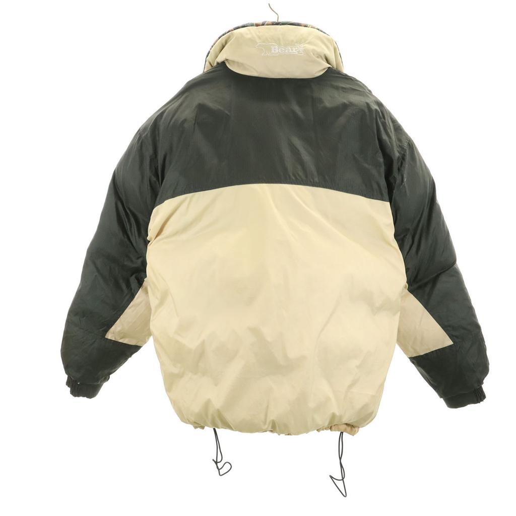 Bear USA Camouflage Down Jacket L Khaki Reversible Women Used