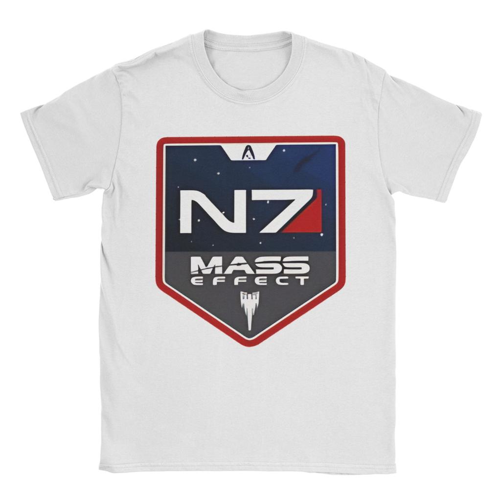 Mass Effect N7 TShirt Men  Vintage TShirts Summer O Neck Harajuku Tee Shirt Casual Oversized Clothes