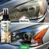 Car Headlight Repair and Polishing Kit, Scratch Removal and Cleaning Paste, Universal Headlight Lens Repair Kit