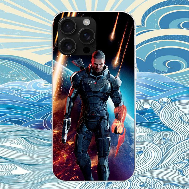 N7 Mass Effect Phone Case For iPhone 11 12 13 Mini 14 15 Plus 17 Air 16 Pro Max 16E 7 8 SE 2020 Customized Print Cover For iPhon