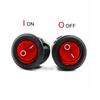 4/5/12pcs 3pin Round Switch LED Waterproof With Color Switch Rocker Switch Can Be Used For Car Motorcycle Boat Bus RV