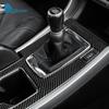 Real Soft Carbon Fiber Sticker For Honda Accord 2013 2014 2015 2016 2017 LHD Car Central Gear Shift Panel Interior Trim Cover