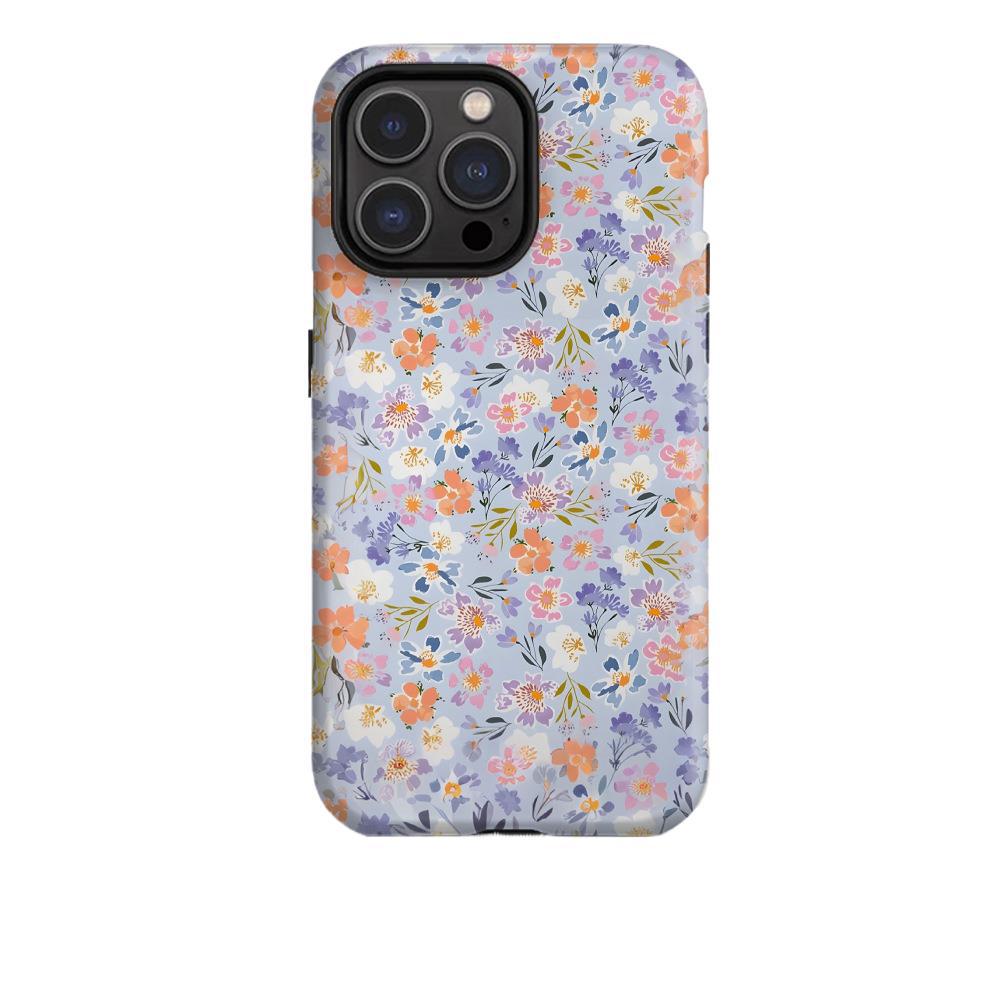 Amazon hot-selling full-screen small floral iPhone15promax summer mobile phone case girl high-value case