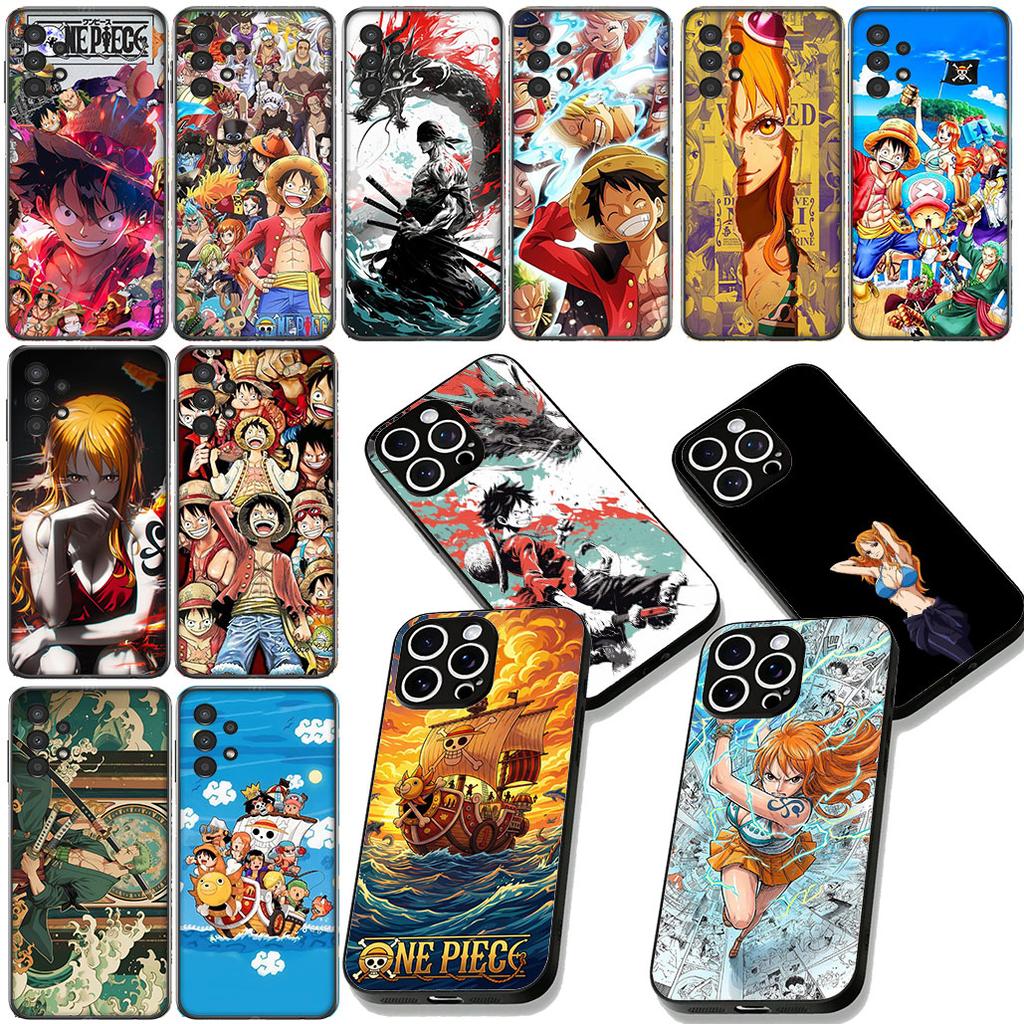 Roronoa Zoro Nami ONE PIECES Luffy Phone Case for Motorola Moto Edge 70 60 Fusion NEO Pro G Stylus G56 G96 G52 G04 G05 20 Cover