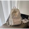 Simple Design Quilted Backpack Casual Daily Backpack for Women Lightweight Classic Style Ideal for School Travel Commute and Fashion Outfits