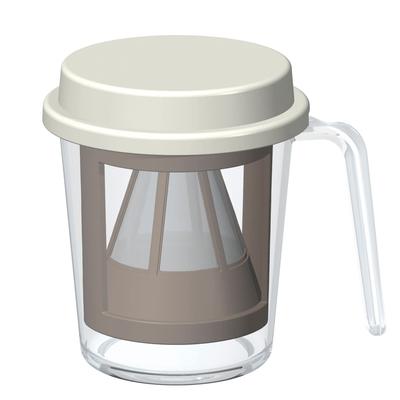 Shimomura Kogyo Filtro per Caffè Senza Carta con Supporto Caldo e Tazza, Lavabile in Lavastoviglie, Made in Japan, HS-602