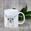 Chihuahua Short-haired, Chihuahua Smooth - Cup with a Dog, Cheerful Cup for a Dog Lover, Personalized Gift from the Art-Dog Brand