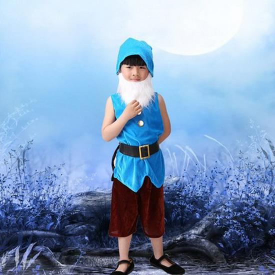Children's Snow White & Seven Dwarfs Play Costumes: Prince, Hunter, & Magic Mirror Outfits